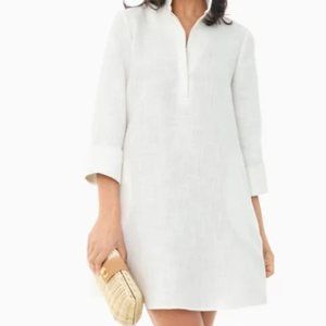 Tuckernuck White Basket weave Megan Dress